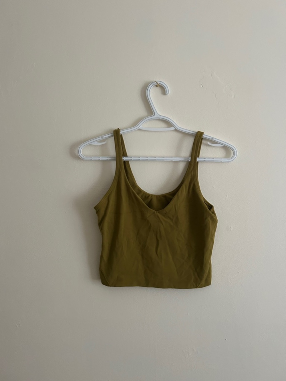 Lululemon Align Olive Green Cropped Tank